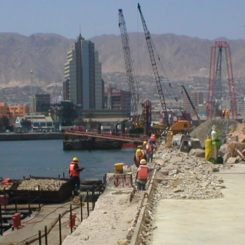 Puerto de Antofagasta.